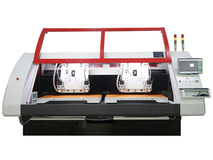 four spindle pcb CNC drilling and routing machine