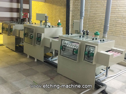 small scale developing etching stripping machine