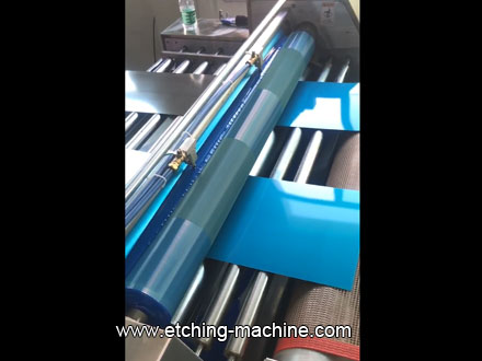 photoresist coating machine for metal sheet